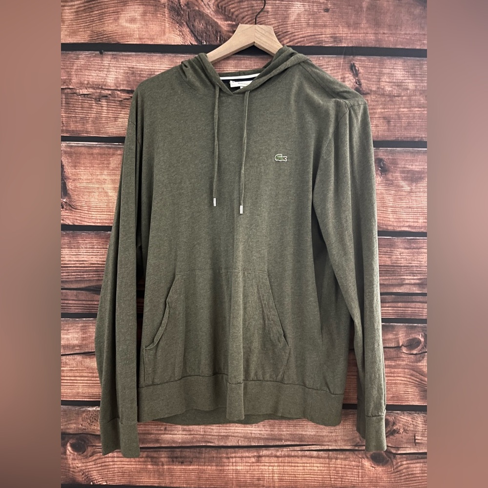 Lacoste cotton hoodie 
Size L